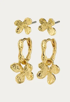 Ajani Earrings 2-in-1 Set, Gol