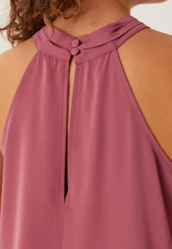 Asymmetric Halter Neck Blouse