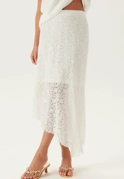 Asymmetric Lace Skirt