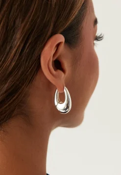 Autumn Chunky Retro Hoop Earri