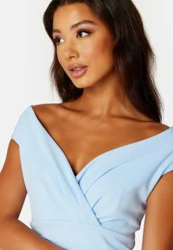 Bardot Pleat Maxi Dress