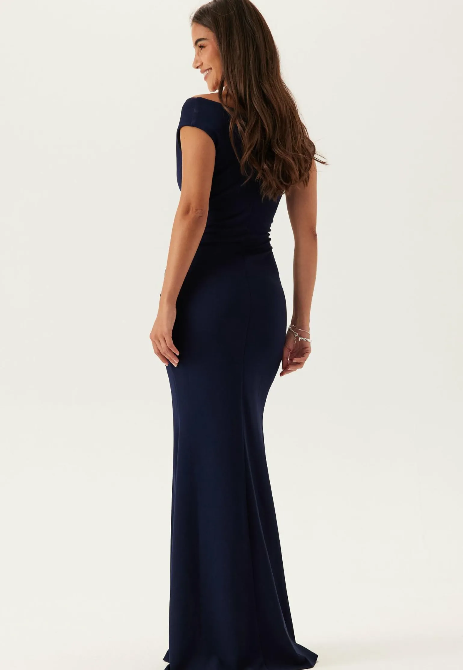 Bardot Pleat Maxi Dress