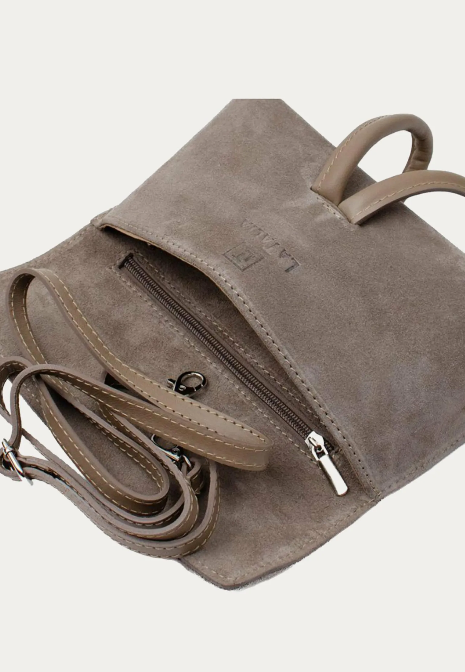 Barletta Small Suede Bag