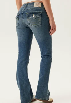 Becca Mid Rise Boot Cut Flap