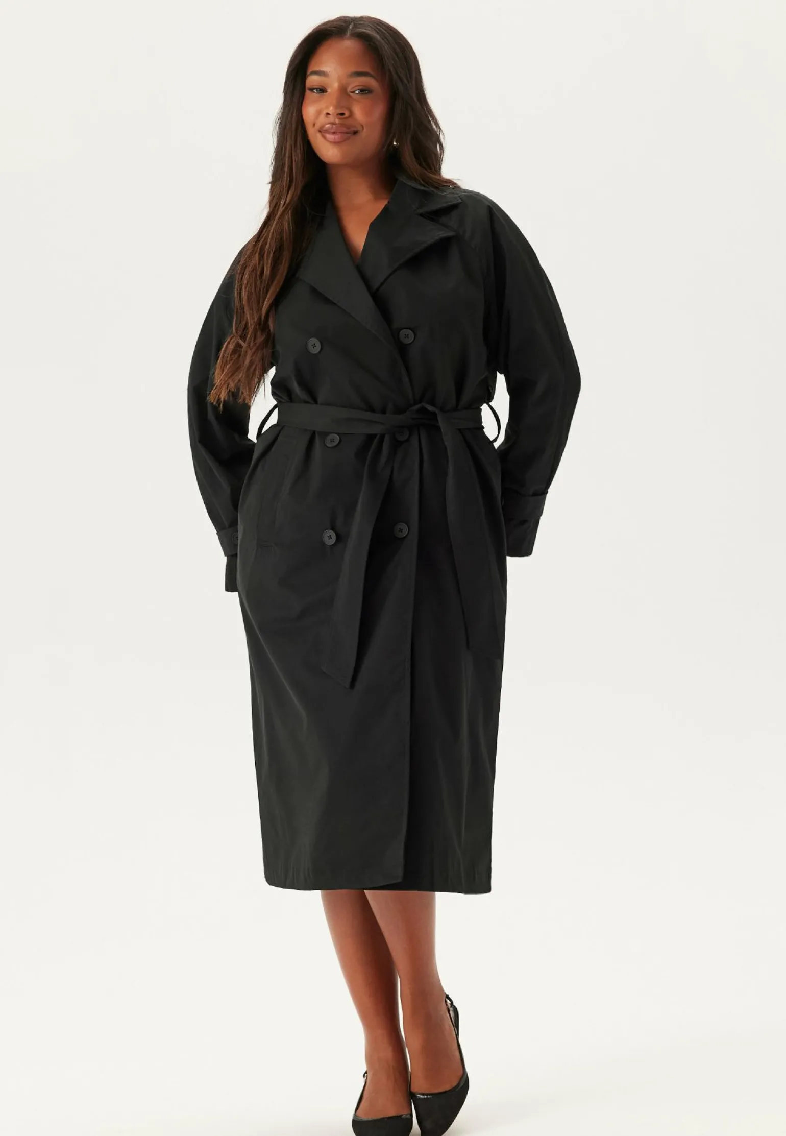 Belted Midi Trenchcoat
