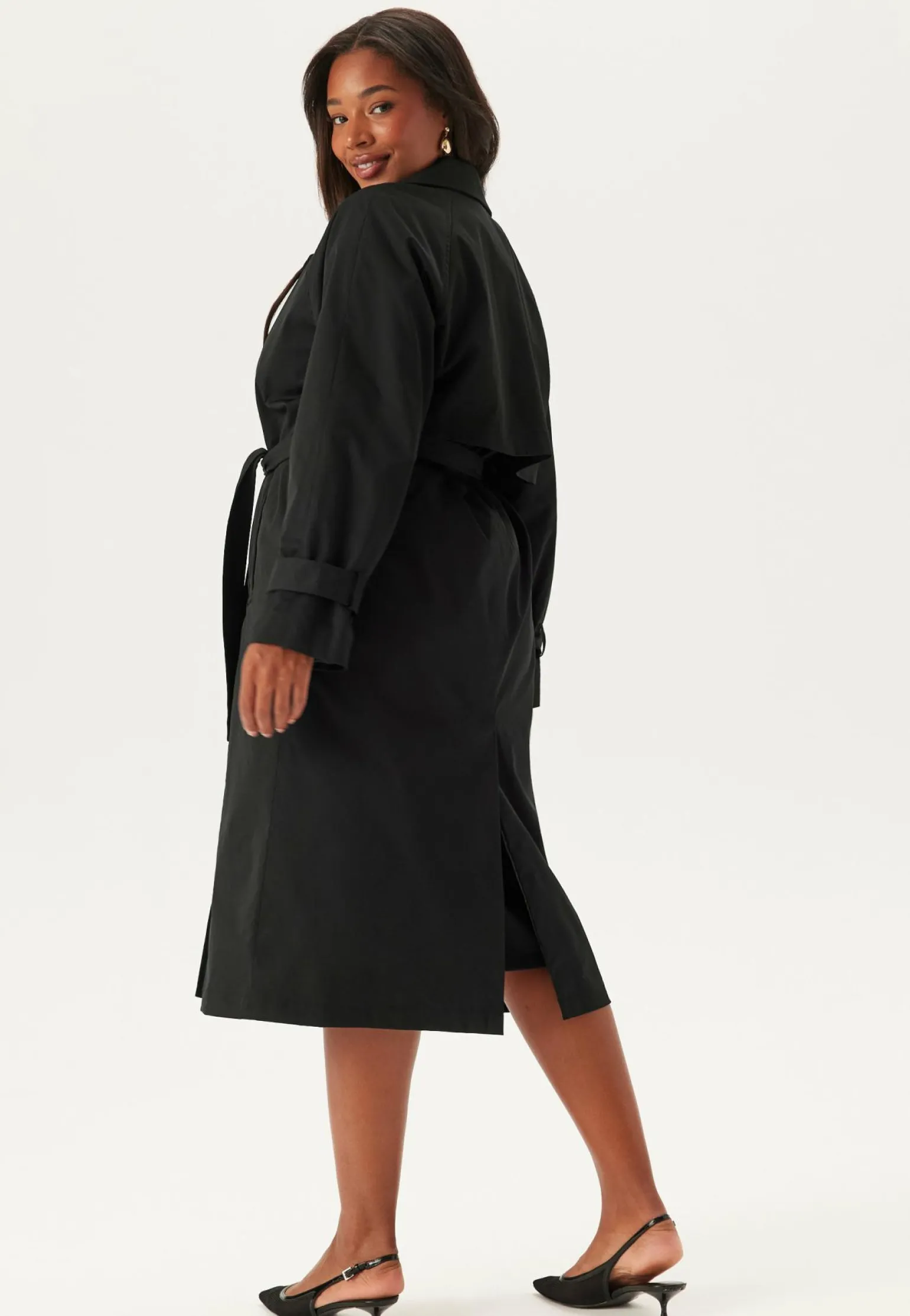 Belted Midi Trenchcoat
