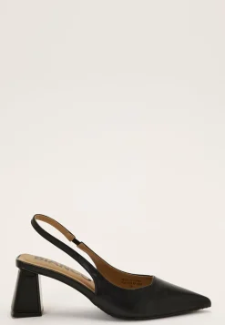 Biamaralyn Slingback Smooth Faux Leather