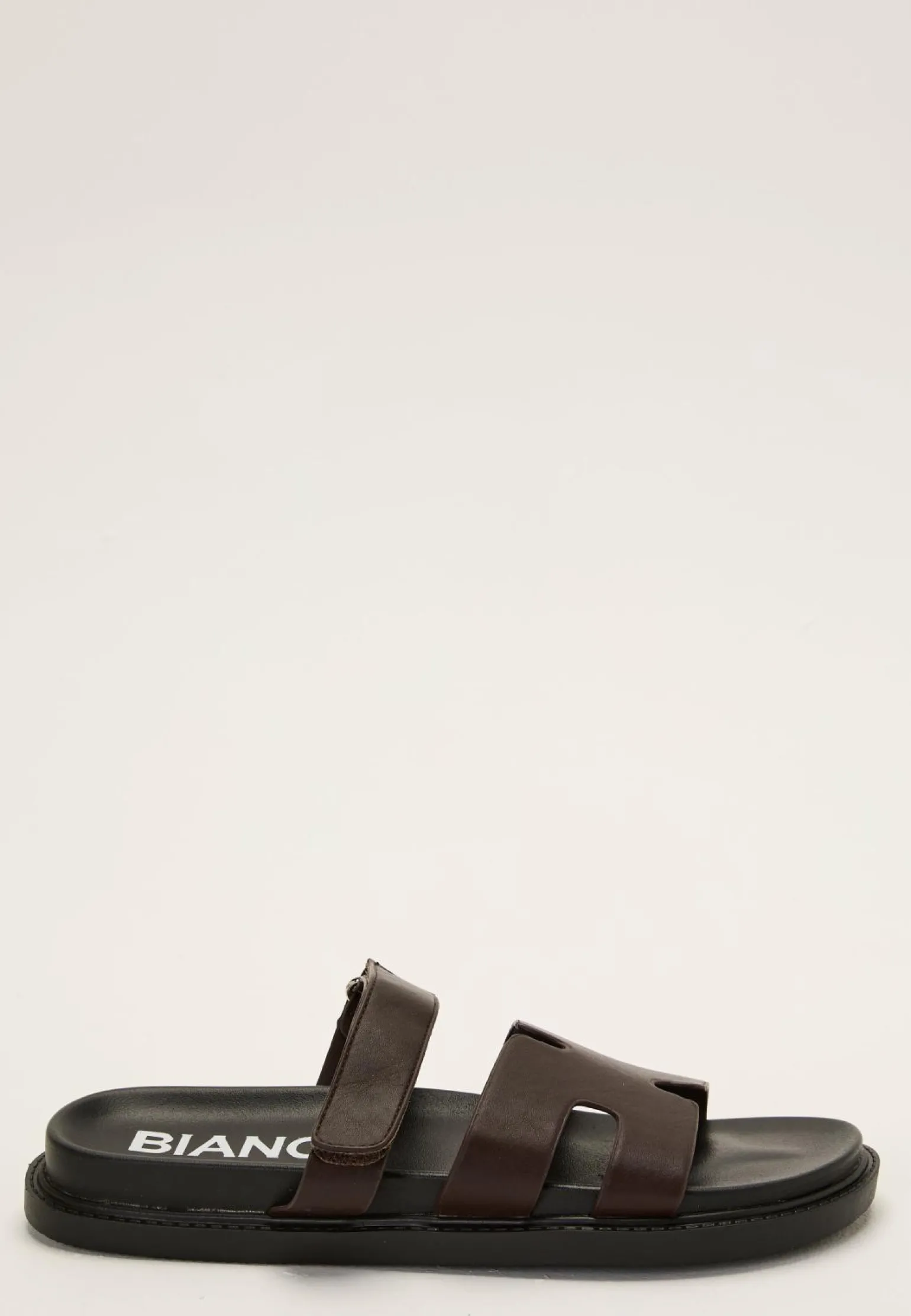 Biaoslo Velcro Slide Faux Leather