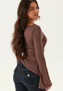 Boat Neck Asymmetric Top
