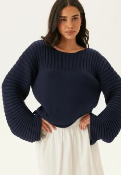 Boatneck Knitted Sweater