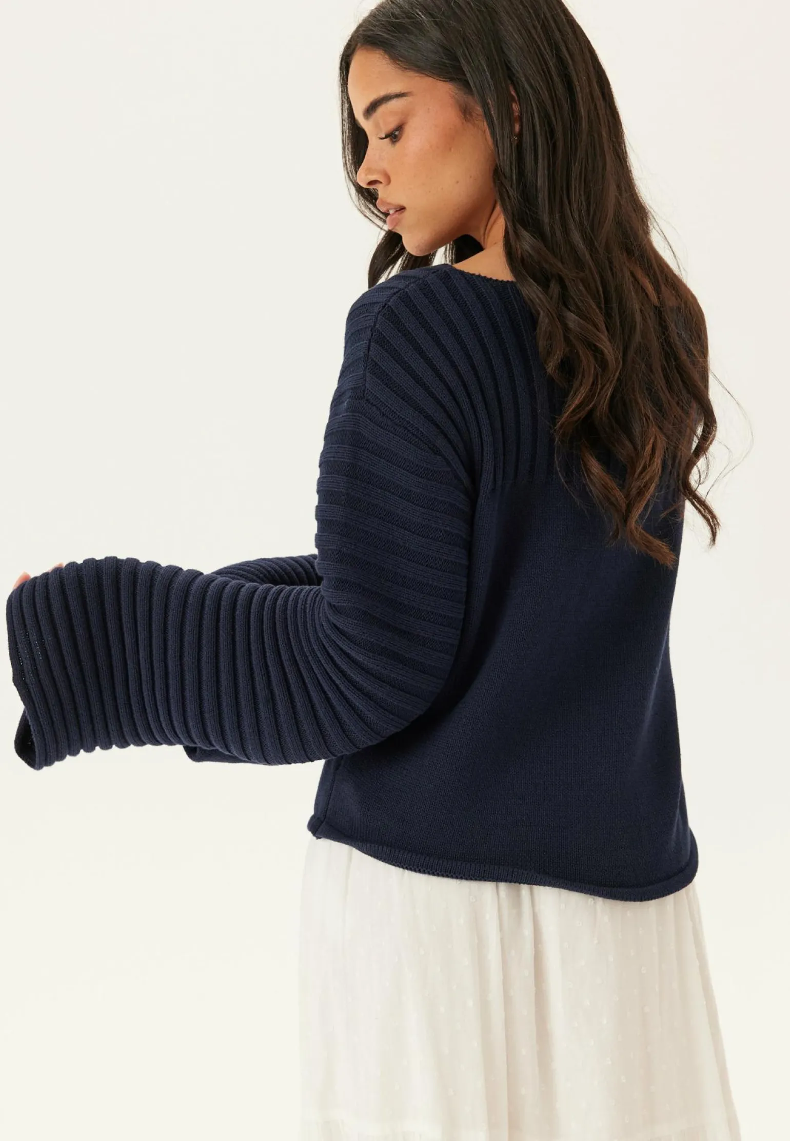 Boatneck Knitted Sweater