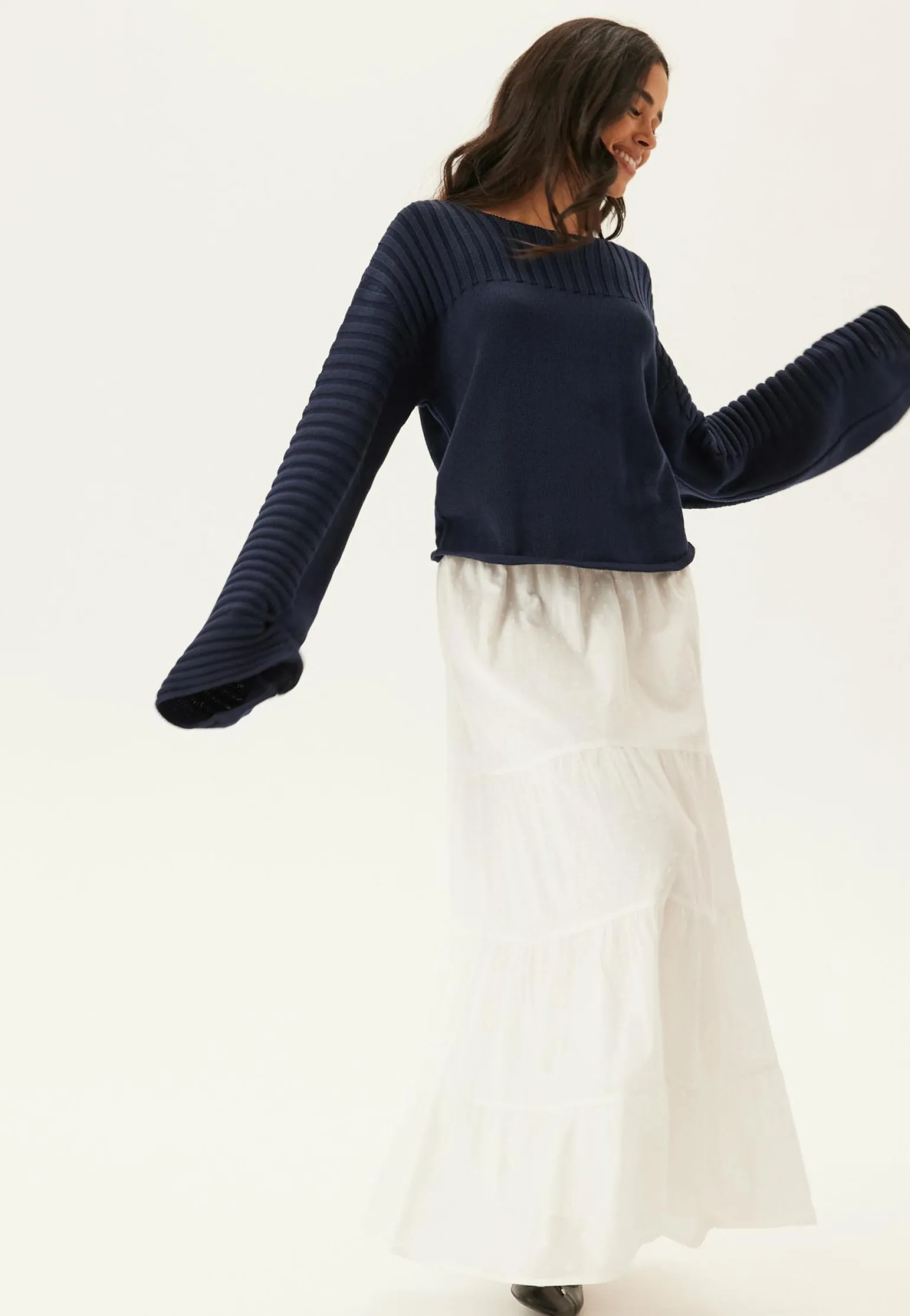 Boatneck Knitted Sweater