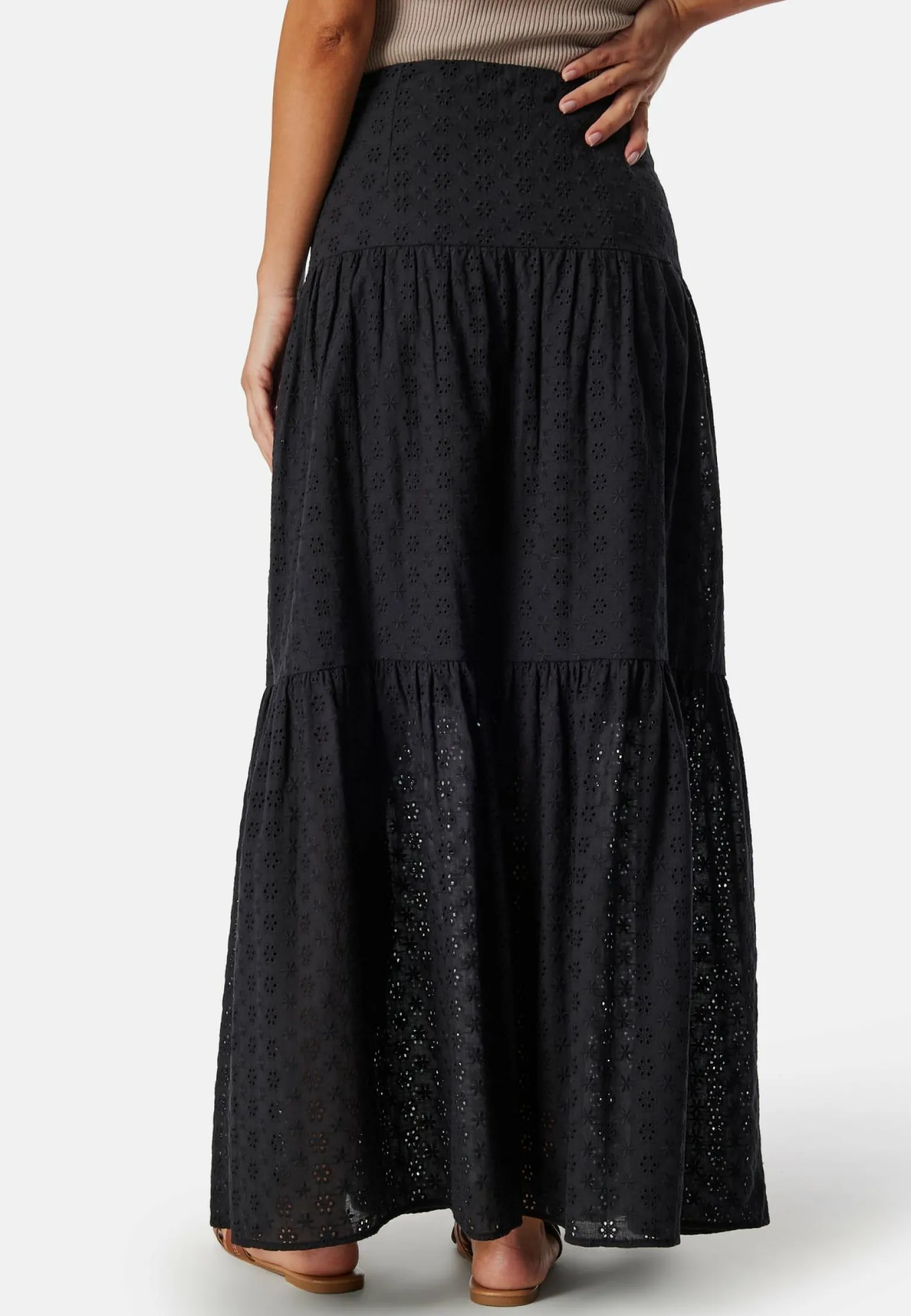 Broderie Anglaise Maxi Skirt
