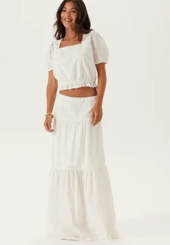 Broderie Anglaise Maxi Skirt