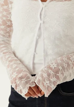 Button Lace Cardigan