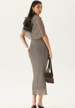 Cape Mesh Ankle Dress