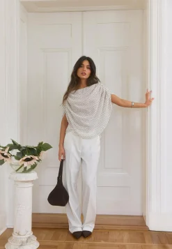 Cape Sleeveless Blouse