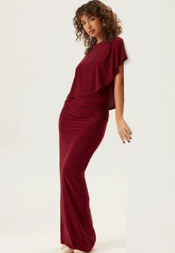 Cape Soft Maxi Dress
