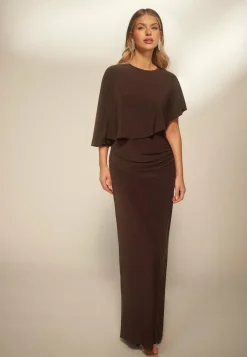Cape Soft Maxi Dress