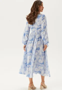 CC V-neck Viscose Strap L/S Dress