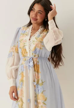 Christina Placement Print Midi