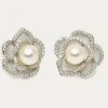 Coco Rose Earrings - Ivory Mist