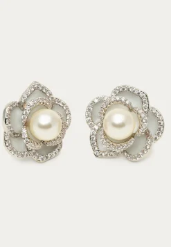 Coco Rose Earrings - Ivory Mist