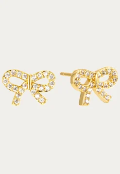 Crystal Bow Earring