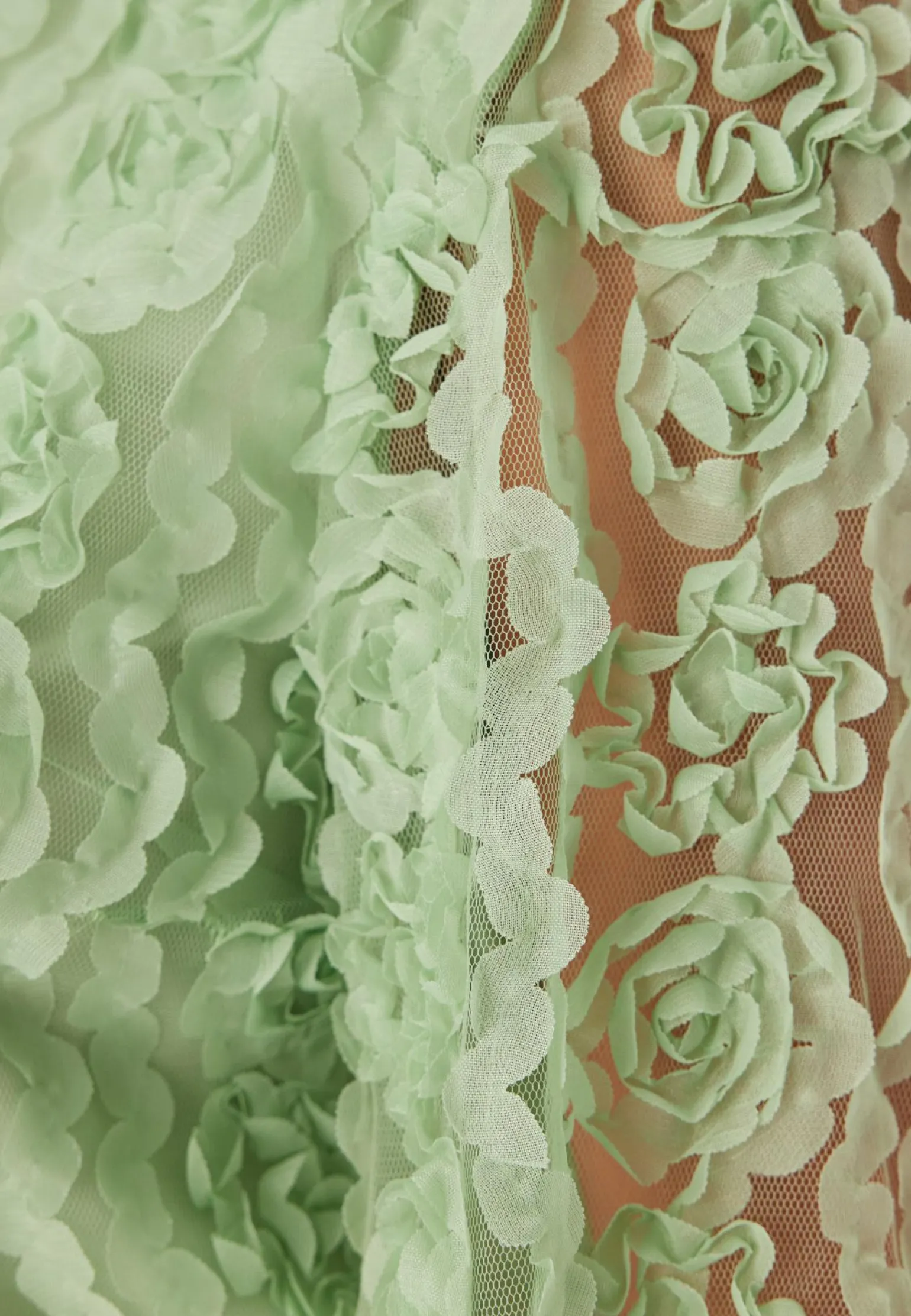 3D Flower Short Sleeve Blouse