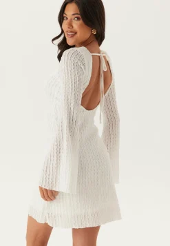 Deep Back Short Structured Dress
