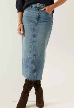 Denim Midi Skirt