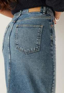 Denim Midi Skirt
