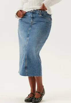 Denim Midi Skirt