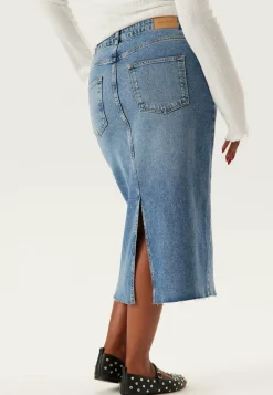 Denim Midi Skirt