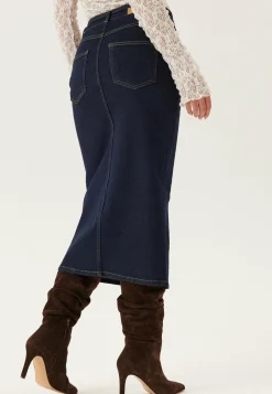 Denim Midi Skirt