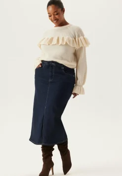 Denim Midi Skirt