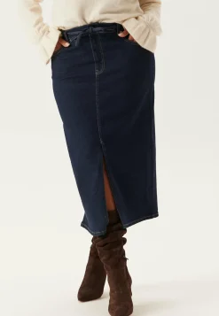 Denim Midi Skirt