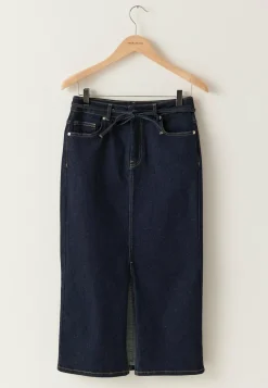 Denim Midi Skirt
