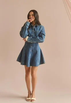 Denim Mini Dress