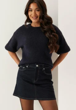 Denim Mini Skirt