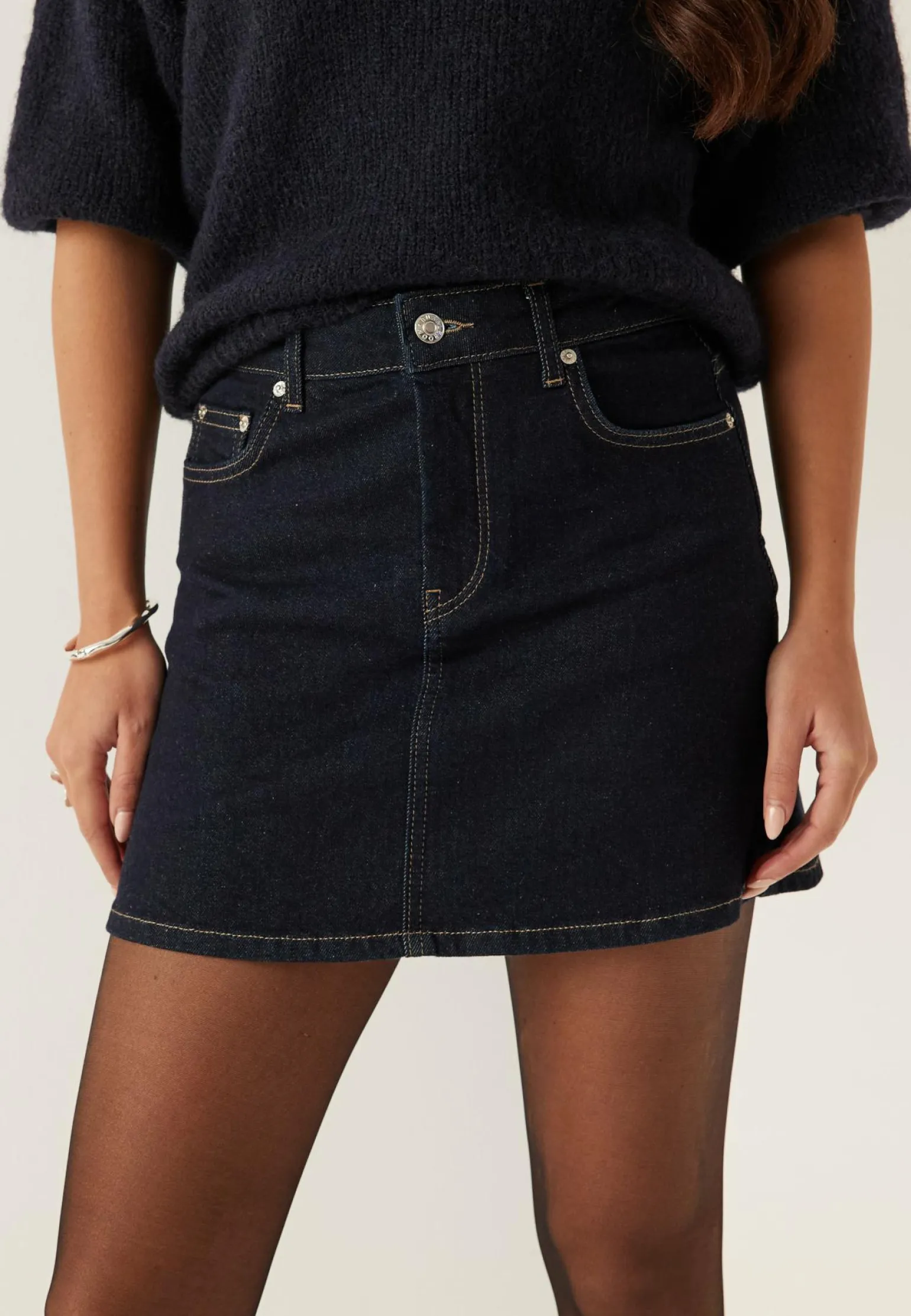 Denim Mini Skirt