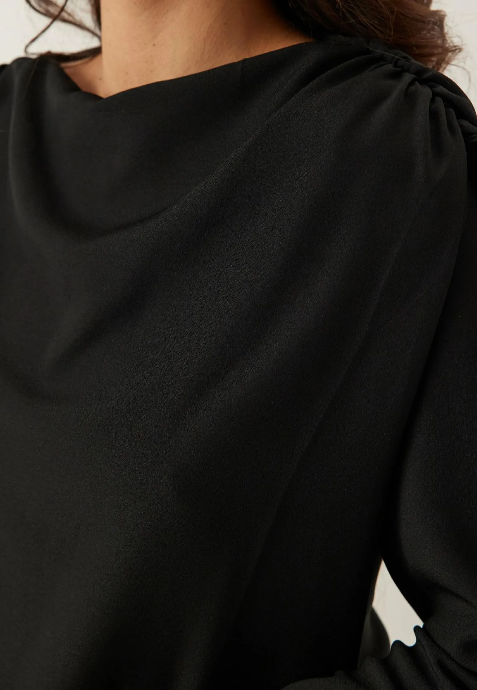 Draped Cape Blouse