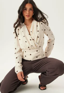Drapy Button Blouse