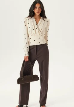 Drapy Button Blouse