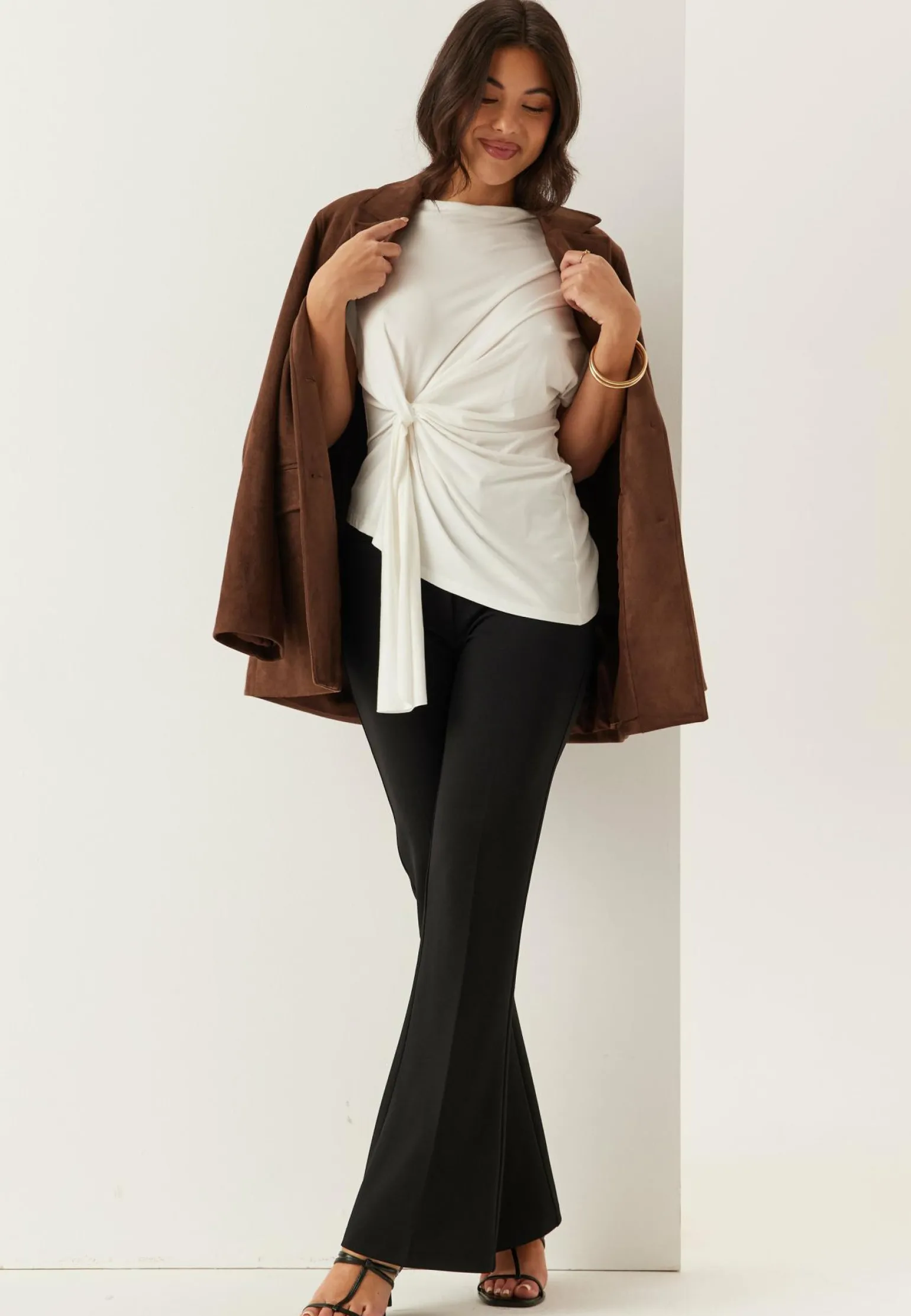 Drapy Knot Top