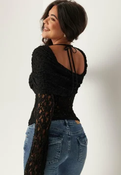 Drapy Lace Top