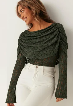 Drapy Lace Top