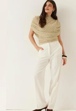 Drapy Mesh Cape Top