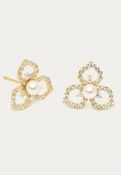 Elise Earrings - Ivory Pearl
