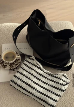 Faux Leather Tote Bag
